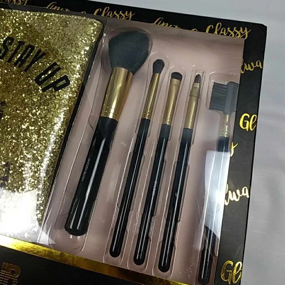 Makeup Brush Set and Bag